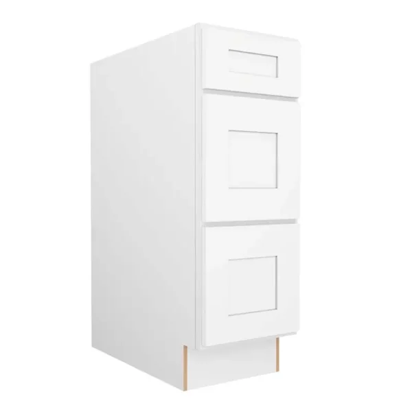 Vanity Drawer Base Cabinet - 12"W x 21"D