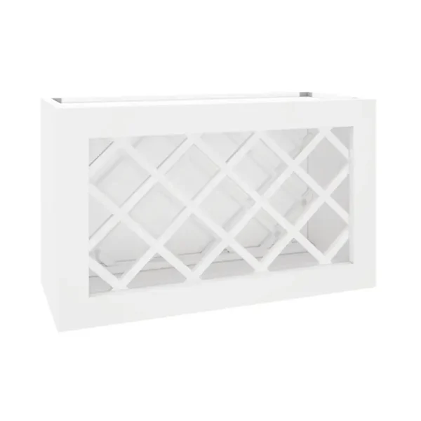 Wall Wine Rack Cabinet - 30"W x 18"H